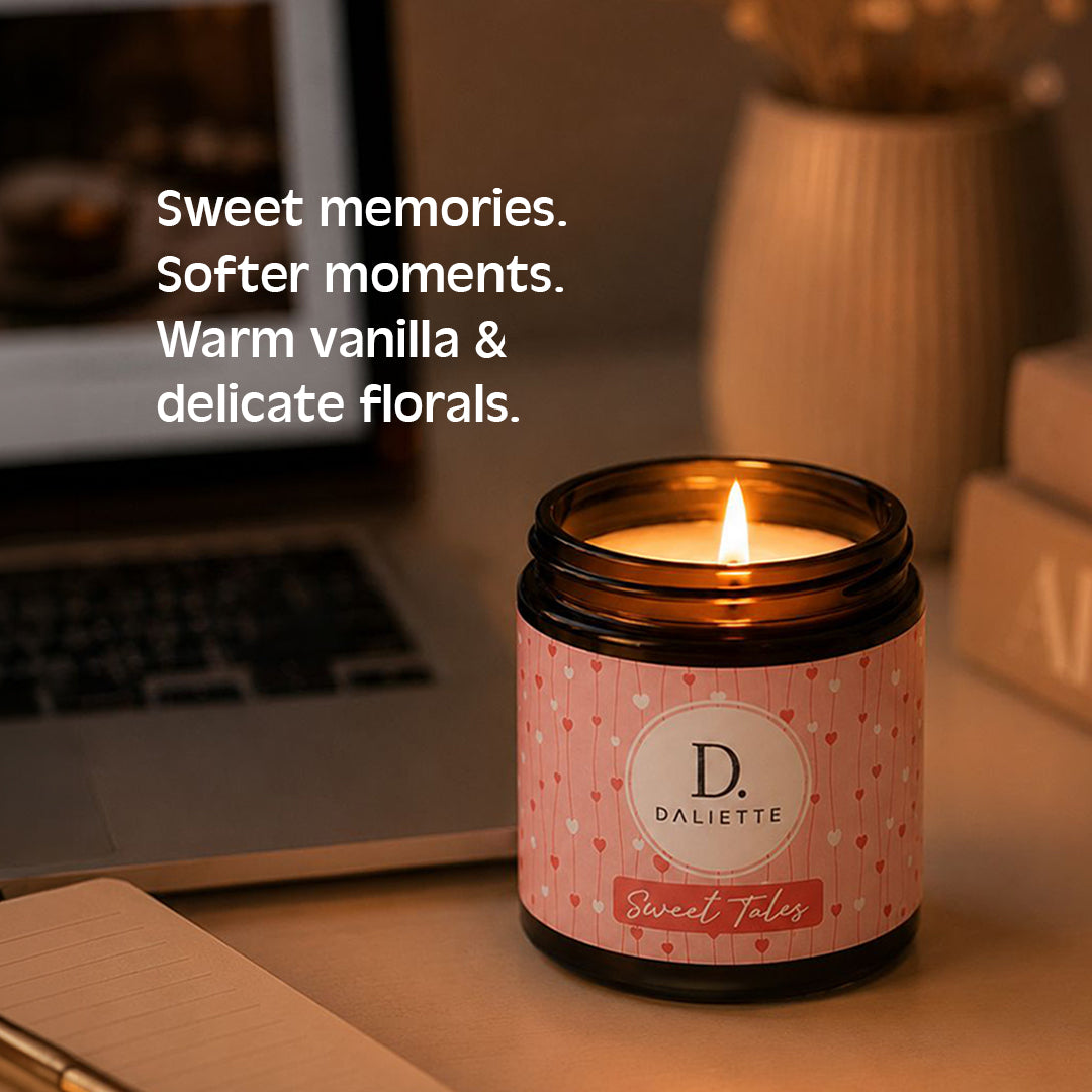 Sweet Tales | Beeswax Candle Scented with Essential Oils