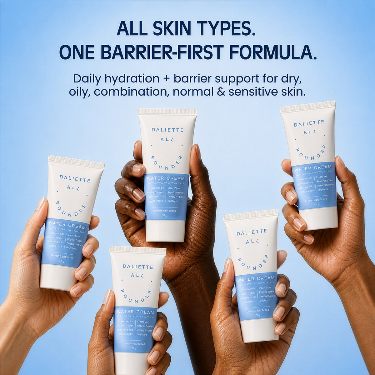 All-Rounder Water Cream Moisturiser
